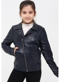 Resim Benitto Kids Benittokids Kız Çocuk Deri Ceket 51262 001 
