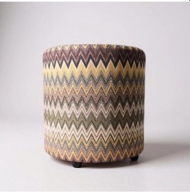 Resim Dokusu Ve Modern Tasarımıyla Her Ortama Uyum Sağlayan Çok Amaçlı Puf 32 Çok Renkli 