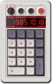 Resim 8BitDo Retro 18 Mekanik Numpad, Hesap Makinesi Modunu Destekler, Bluetooth/2.4G/Kablolu Numpad Windows ve Android için - N Edition 