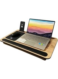 Resim Die Grup Minderli Laptop Sehpası, Telefon ve Tablet Bölmeli, 33X55 cm 