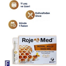 Resim Royal Jelly 1000 Mg Arı Sütü Fresh Vitamin C & E 10 Shot 2'li Avantaj Paketi 