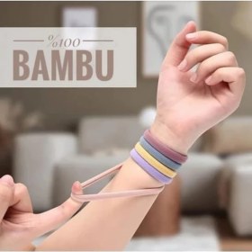 Resim Storemax Okavango Kadın %100 Bambu Kumaş Xl Boy 10'lu Toka Seti, Lastik Toka, Organizer, Kız Çocuk Toka 