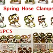 Resim 25 adet/75 adet, Hortum Kelepçeleri, Elastik Bağlantı Hortum Fitting Renkli Kaplama Çinko Akrilik İçin Çeşitli Filtre Varilleri İçin Hortumlar İçin Su Çıkış Boruları İçin 