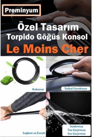 Resim Le Moins Cher Hyundai Getz Araç Torpido Göğüs Konsol Ön Cam Arası 1.65 Cm Fitil Araç Yalıtım Fitili Siyah 