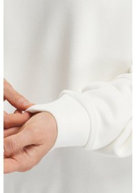 Resim Reebok Hoodie Kadın Ekru_0 Sweatshirt 