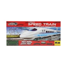 Resim Tufy Toys 1:64 Ölçekli Elektrikli Hızlı Tren Yarış Seti 