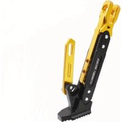 Resim Dashanshop Altın Alüminyum Kaymaz Geniş Motosiklet Ayaklık Pedi Dayanıklı 