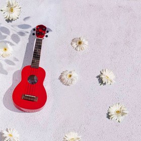Resim Kozmos KUK-102-RD Soprano Ukulele Kırmızı 