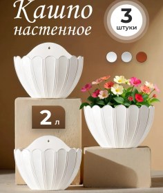 Resim Duvara Monte Saksı 2 Litre - 3 Adet 155863711 