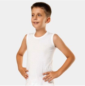 Resim Türen Erkek Çocuk Spor Bisiklet Yaka 2'li Paket 306 Beyaz 