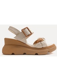 Resim Wella 7676 Bej Dolgu Taba Kadın Ayakkabı 001 