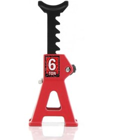 Resim Symbee 1/24 Rc Araçlar İçin 2 Adet Metal Kriko - Kırmızı Model Araç Tamir Aksesuarı 