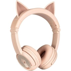 Resim BuddyPhones Playears+ Kedi Tasarımlı Kablosuz Kulaklık, SafeAudio, Dahili Mikrofon 