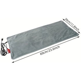 Resim Willowhaven Taşınabilir Usb Grafen Isıtma Pedi 5 Ayar Yıkama 60x30cm Gri 