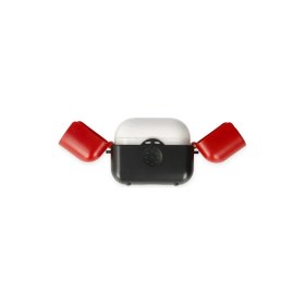 Resim AyrStore Airpods 3 (3.nesil) Basmalı Kılıf - Siyah-Kırmızı 