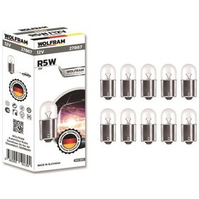 Resim Wolfram R5W 67 Park Ampul 12V 5W 10 Adet 