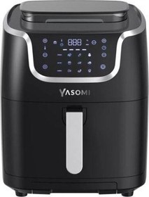 Resim Yasomi Y77 Xxl Buharli Airfryer Fritöz 7lt 1700W Siyah ( Türkiye Garantili ) 