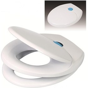 Resim Çelik Ayna Çocuk Adaptörlü Klozet Kapağı Ebeveyn Ve Çocuk 208 