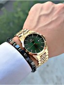 Resim Bentini Takvimli Erkek Kol Saati – Çelik Kasa Ve Kordon 3 Atm Su Geçirmez, 2 Yıl Garantili, Hediye Bileklik 