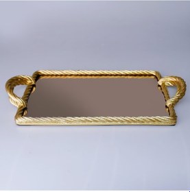 Resim Nexus Aynalı Tepsi Altın 