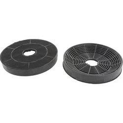 Resim Filtre Bosch Davlumbaz Çap 15,5 cm Karbon Filtre Seti - 2 Adet (Karbon) 