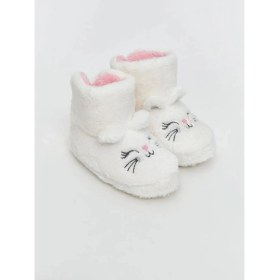 Resim Lcw Steps Hayvan Nakışlı Kız Bebek Ev Botu Panduf (W5) 