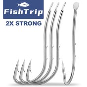 Resim Balıkçılık Kamışı 100 adet Ölüm saç tokası Balıkçılık Kamışı, Canlı Yem, Tuzlu Su Özel Kinked Shank, Karbon Çelik, Orta Sonbahar Festivali, Babalar Günü, Öğretmenler Günü, Ejderha Tekne Festivali, İşçi Dağı 