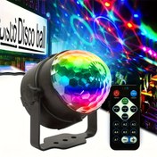 Resim Ses Aktive Edilen 1 Adet RGB Disco Topu Işığı - 7 Modlu Uzaktan Kumanda, USB Güçlü, Ev Dekoru, Dans Partileri, Barlar, Karaoke, Düğünler, Cadılar Bayramı, Noel, Masa Aksesuarları, Parti Dekor Aydınlatma | Renkli Aydınlatma | Kolay Kurulum Işıkları, Disco Topu Işıkları 