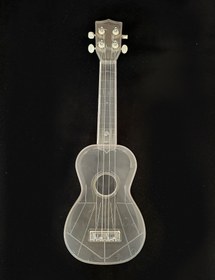 Resim Hawiian XU21-1-CL Şeffaf Kristal Soprano Ukulele | Darbeye Dayanıklı Şeffaf Polikarbon Gövde Su Geçirmez Yapı Eşsiz Sahne Görünümü 