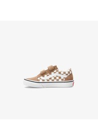 Resim Vans Old Skool Checkered Çocuk Kahverengi Sneaker Vn000cya1nu1 Kahverengi 