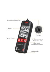 Resim Bside A1 Mini Multimetre Lcd Dijital Test Cihazı Voltaj Dedektörü 