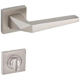 Resim Meysan Kübra Kare Rozetli Oda Kapı Kolu Saten Wc 