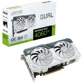 Resim ASUS Dual GeForce RTX 4060 Ti OC 8GB GDDR6 128 Bit Beyaz DLSS 3 Ekran Kartı 