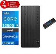 Resim Hp 290 Pro G9 Intel Core I5 12500 8gb 512GB SSD Freedos Masaüstü Blgisayar 19M9C0AT02+ZETTAUSBBELLEK 