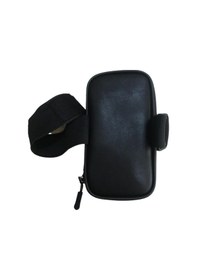 Resim Siyah Su Geçirmez Kol Bağlantılı Lastikli Ayarlı Telefon Tutucu 