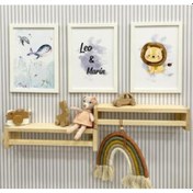 Resim Mrtahsap Mrt Ahşap Montessori Raf-Kitaplık-Askılık 2 Adet 