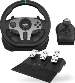 Resim PXN V9 Gaming Racing Wheel 3 Pedallı ve Vitesli PC, PS4, PS3, Switch, Xbox ONE, Xbox Series X/S Uyumlu Oyuncu 