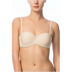 Resim NBB Ten Rengi Straplez Microfiber Desteksiz Sütyen 3510 001 