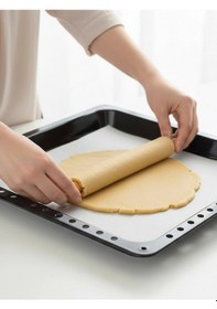 Resim Mybru Emaye Ankastre Fırın Tepsisi 44.5x37.5x4.4 Cm Siyah 