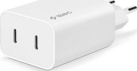 Resim Ttec 2SCS27B SmartCharger Duo PD 40W Seyahat Hızlı Şarj Aleti USB-C + USB-C 