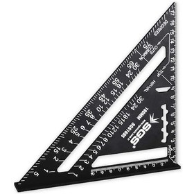 Resim Sgs Alüminyum Üçgen Gönye 180 Mm Sgs1695 