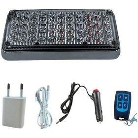 Resim Space Tepe Çakar Lamba 44led Kırmızı-mavi Kumandalı / Lapa119 O A344622024 