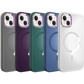 Resim İphone 13 Uyumlu Magsafe Wireless Şarj Özellikli Zore Stil Kılıf-sierra Mavi Sierra Mavi 