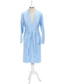 Resim Özdilek Colourist Şal Yaka Bornoz L Beden Aqua Çok Renkli 