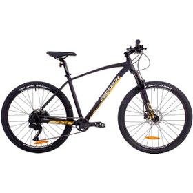 Resim Geotech Mode Elite 27,5 Jant 9 Vites HD Dağ Bisikleti - Mat Siyah Sarı 