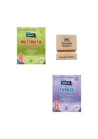 Resim Okyanus Lgs 8. Sınıf Check-et Matematik Ve Türkçe Tekrar Tersleri + Telefon Standı 