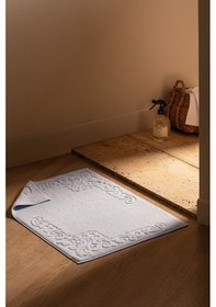 Resim Madame Coco Orlena %100 Pamuk Ayak Havlusu - Mavi - 50x70 Cm Mavi 