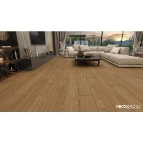 Resim Veroxfloor Laminat Parke Monet Wide 1055 Tenna Oak Ac4 32.sınıf Ae Hs 10 x 245 x 20003 mm 1 Paket 2.4536 M² 