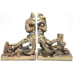 Resim Steampunk Polyester Ahtapot Kitap Stoperi Çok Renkli 