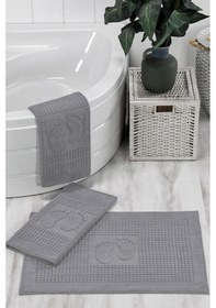 Resim 3 Lü Banyo Ayak Havlusu %100 Pamuklu 50x70 Cm Nice Beyaz 